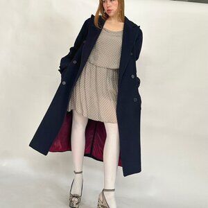 Ralph Lauren Navy Wool Pea Coat